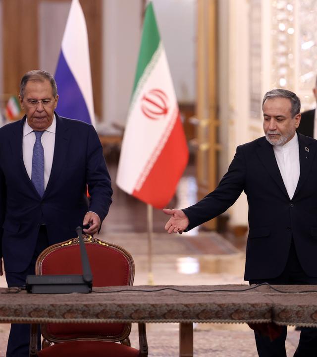 Russian Foreign Minister Sergey Lavrov visits Tehran