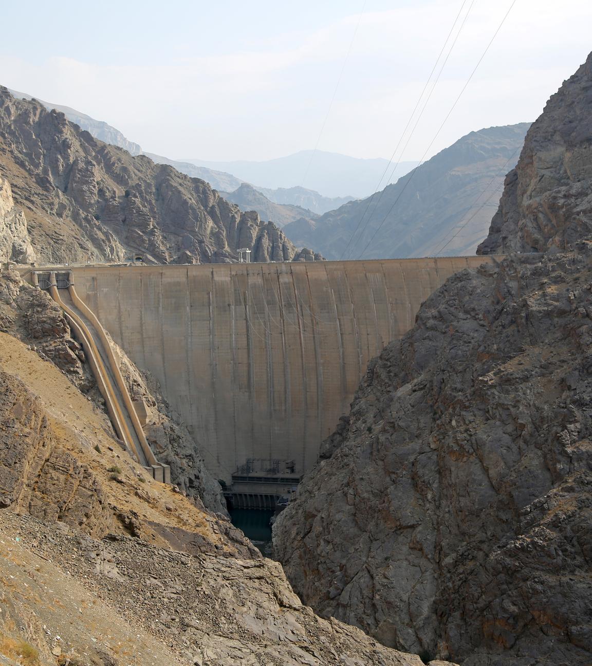 Der Amir-Kabir-Damm am Stadtrand von Teheran, Iran, am 29.07.2025.