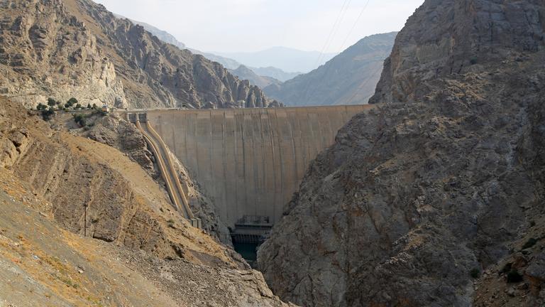 Der Amir-Kabir-Damm am Stadtrand von Teheran, Iran, am 29.07.2025.