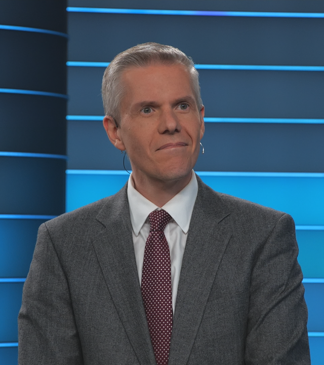 Militärökonom Markus Keupp im ZDFheute live-Studio