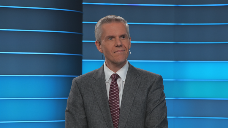 Militärökonom Markus Keupp im ZDFheute live-Studio