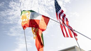 Proteste gegen die iranische Regierung in Los Angeles