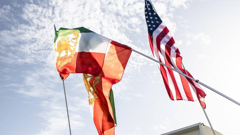 Proteste gegen die iranische Regierung in Los Angeles