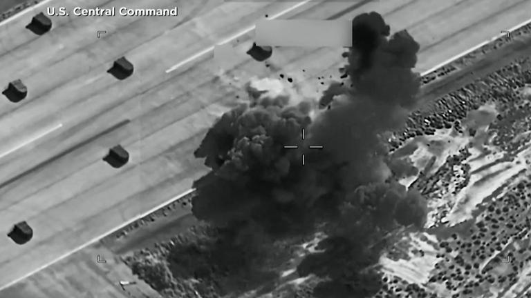 Screenshot aus Video: USA greifen Iran an