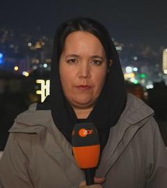 ZDF-Korrespondentin Phoebe Gaa in Teheran
