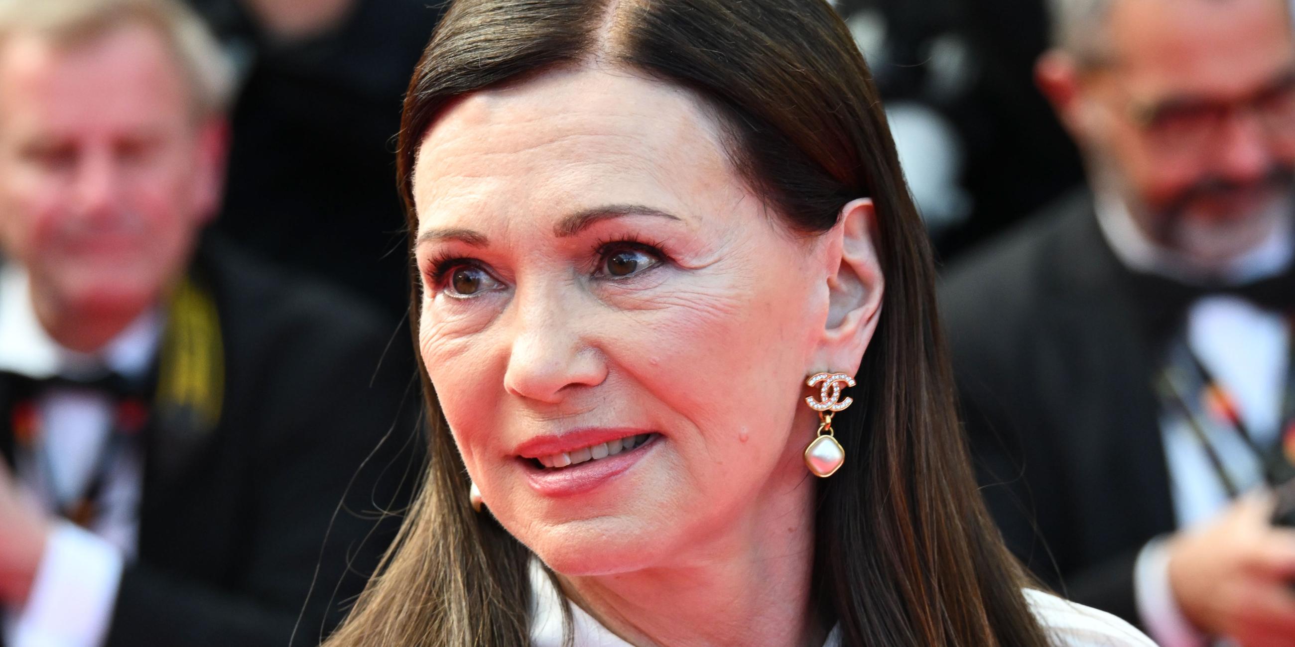 Iris Berben auf dem roten Teppich