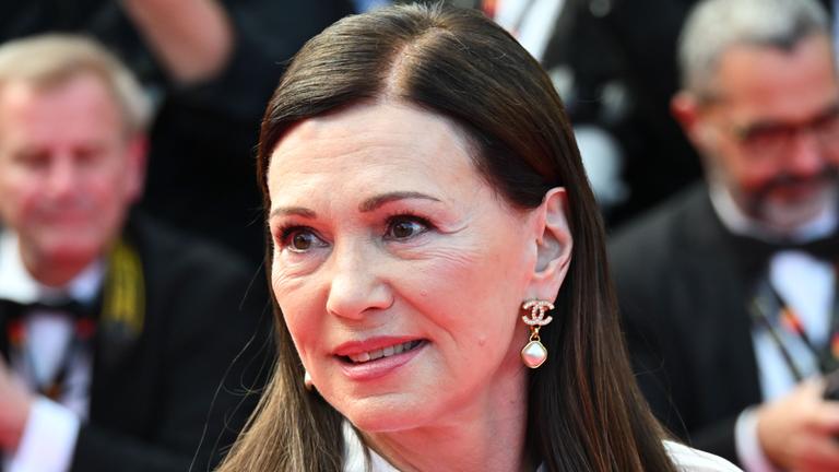 Iris Berben auf dem roten Teppich