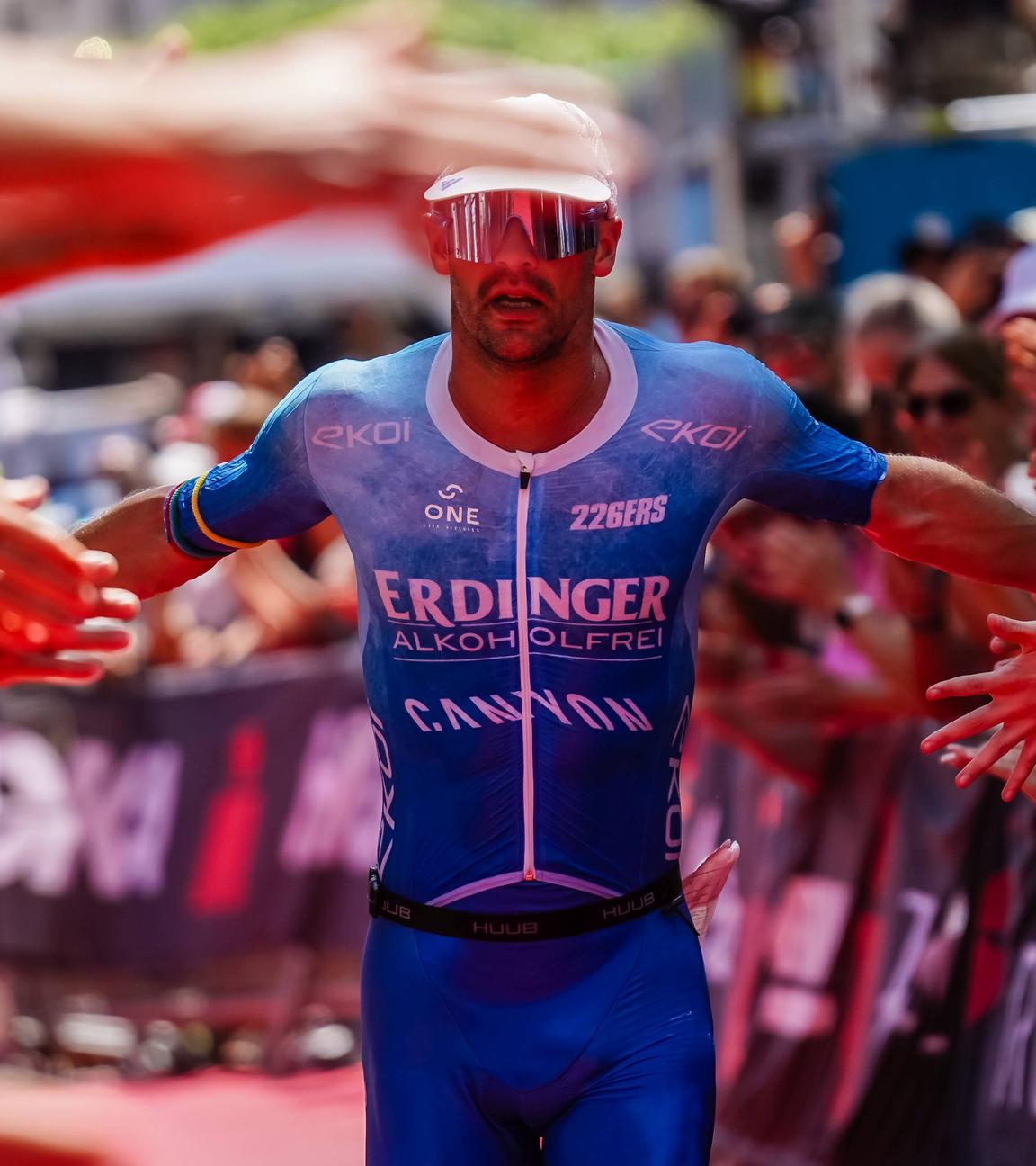 Patrick Lange bei der Ironman Europameisterschaft am 29.06.25 in Frankfurt, Deutschland.