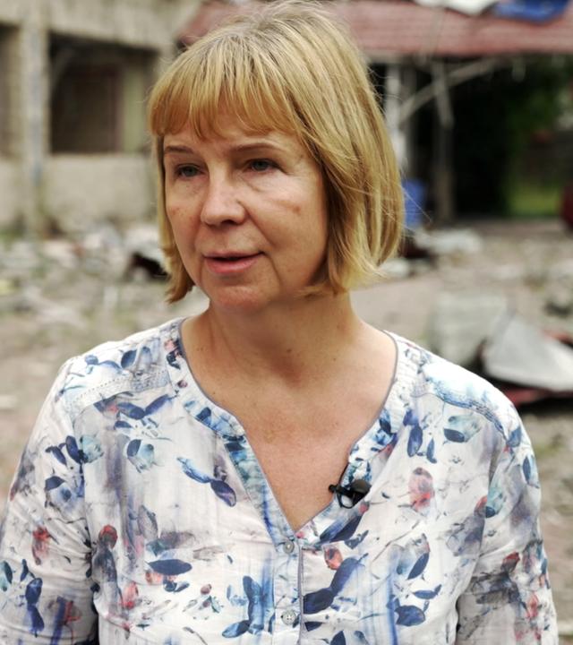 Iryna Dovhan, Ukrainerin aus Donezk