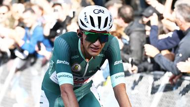 Der Mexikaner Isaac del Toro bei der Deutschland Tour.