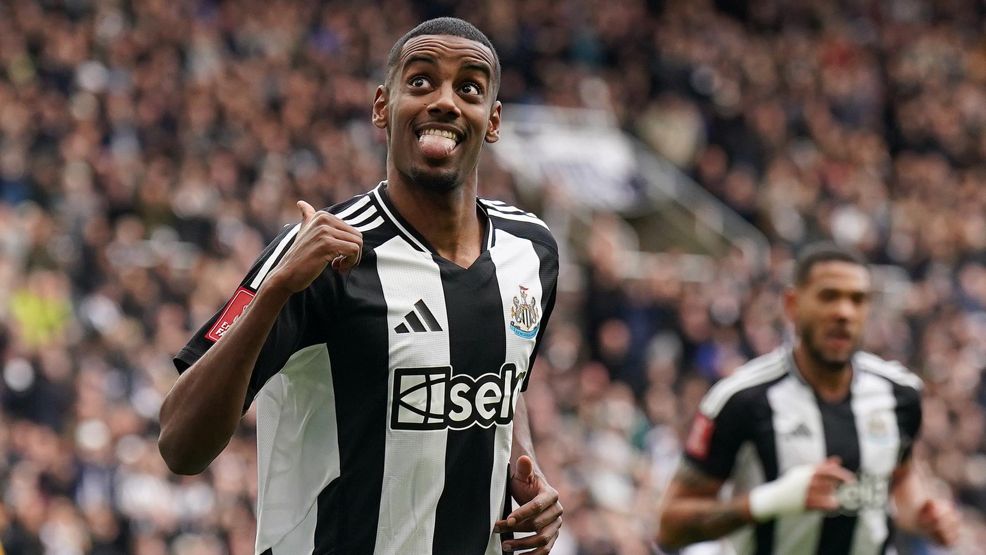 Alexander Isak im Trikot von Newcastle.