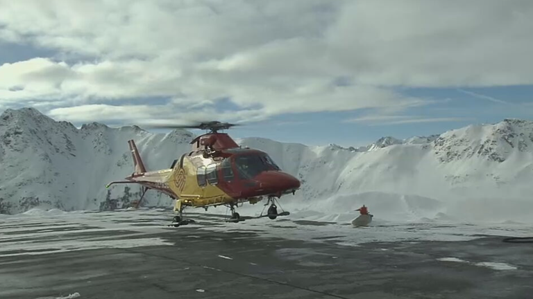 Rettungshubschrauber im Einsatz