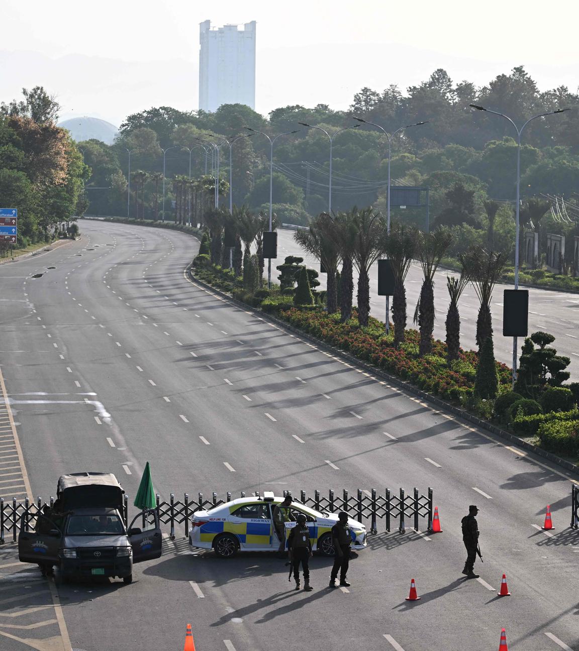Sicherheitsvorkehrungen in Islamabad