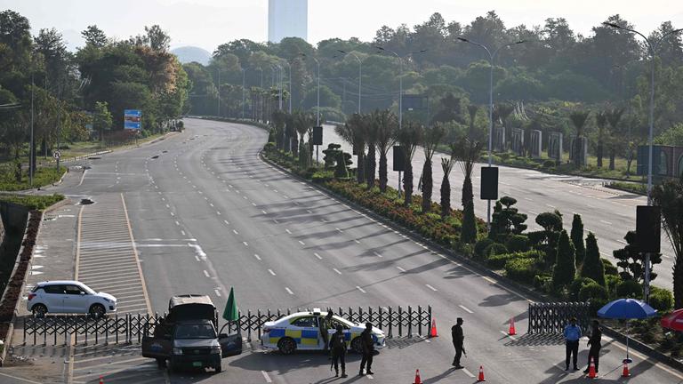 Sicherheitsvorkehrungen in Islamabad