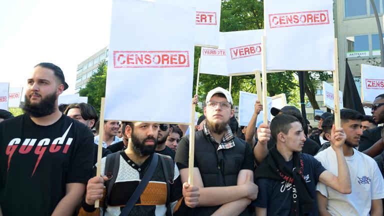 Islamisten-Demonstration in Hamburg