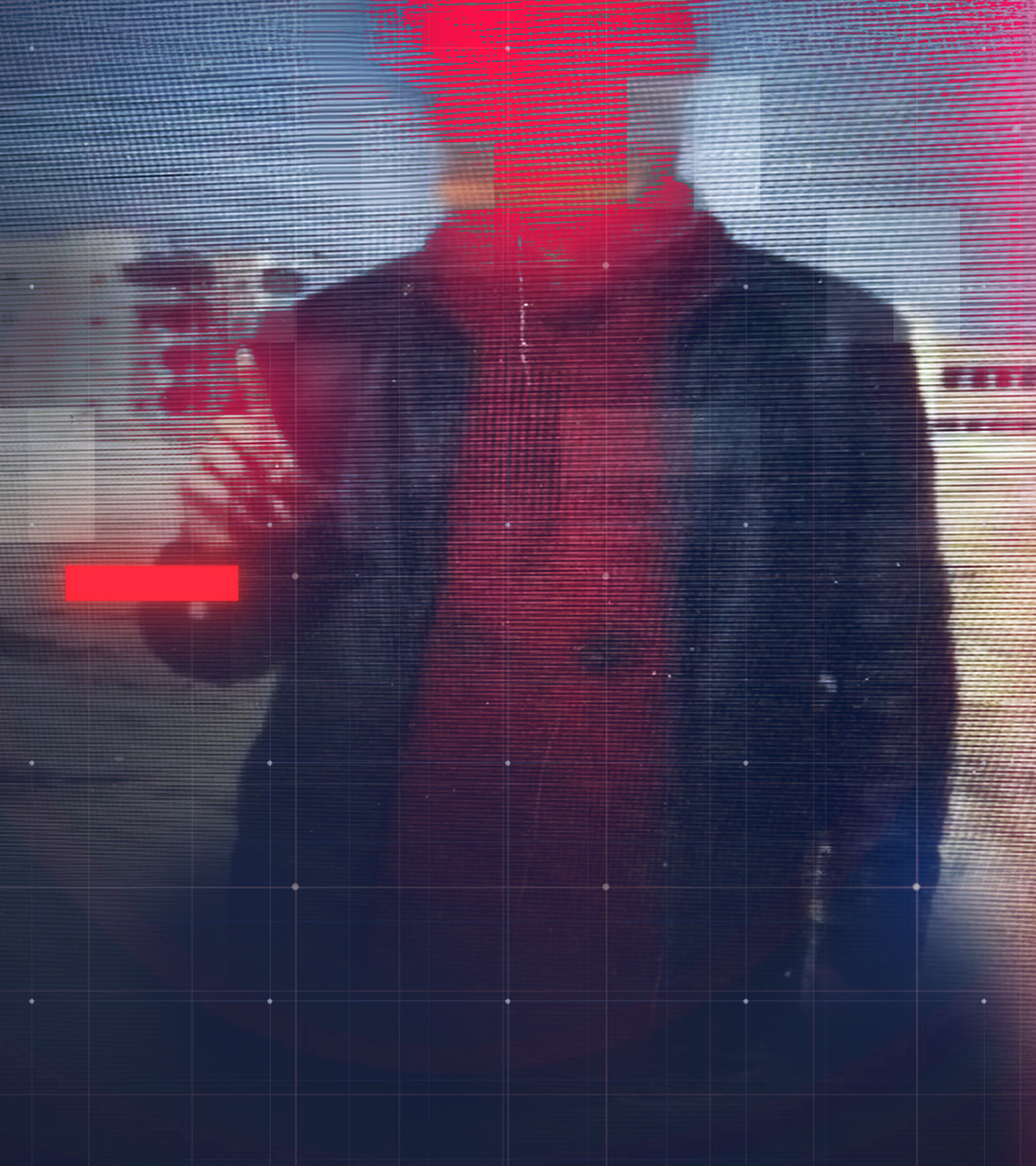 Anonymisiertes Torso-Foto von Wassim Al M., Geflüchteter aus Syrien, der im Februar 2025 am Berliner Holocaust-Mahnmal einen Touristen getötet haben, mit erhobenem Tauhid-Finger