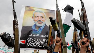 Trauermarsch für Hamas-Führer Ismail Hanija