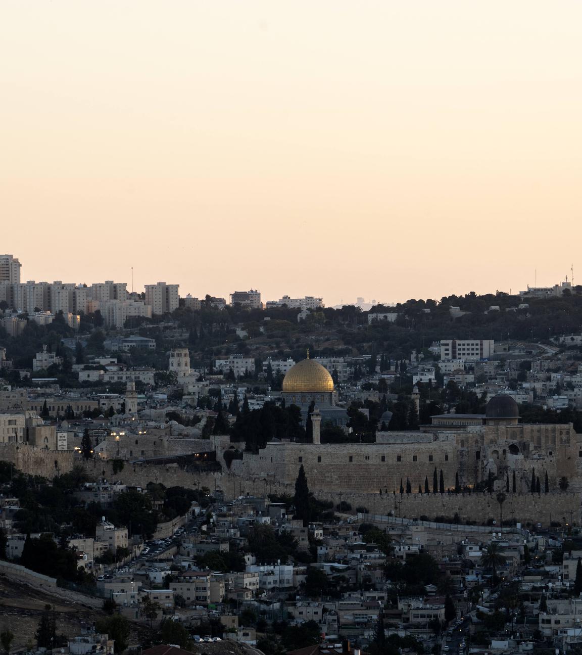 Eine Gesamtansicht von Jerusalem am 13. Juni 2025.