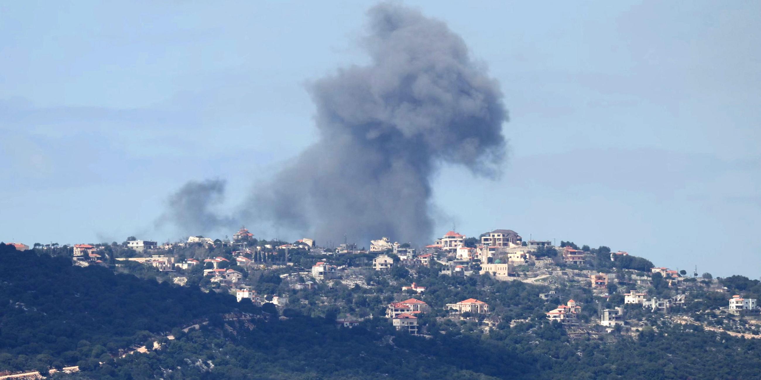 Luftangriff Israels auf Sejoud, Libanon 