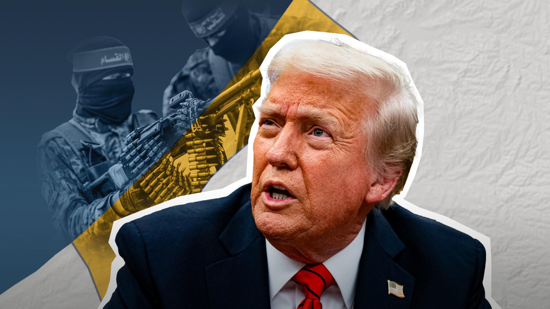 Trump, Hamas Kämpfer