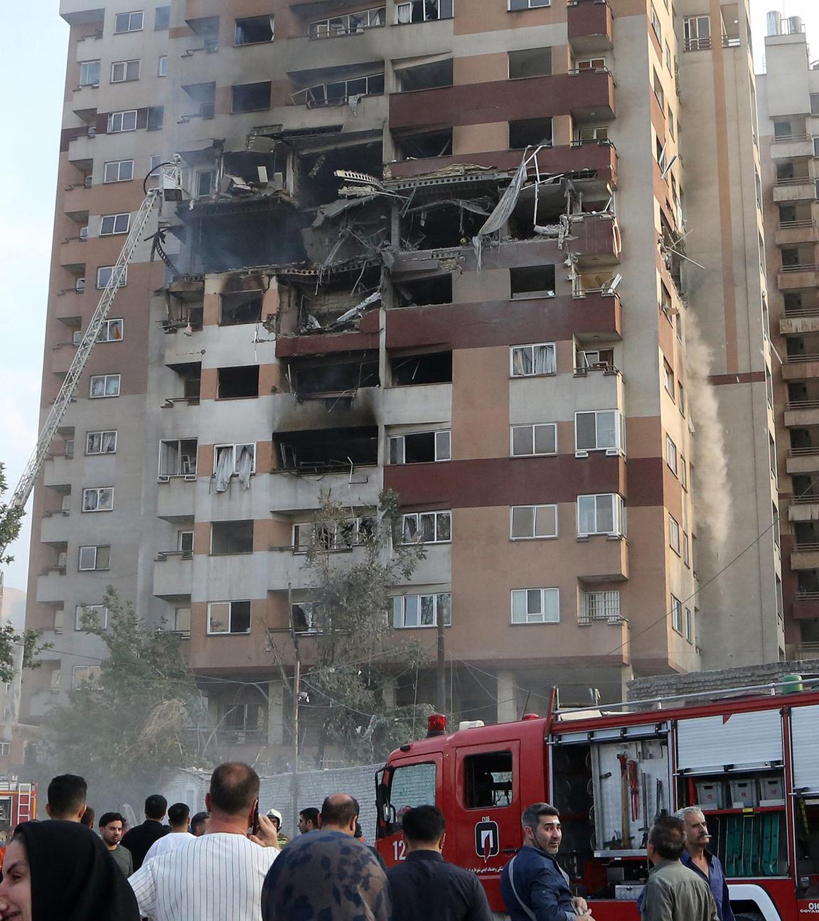 Zerstörung in Teheran nach Israels Angriff auf Iran