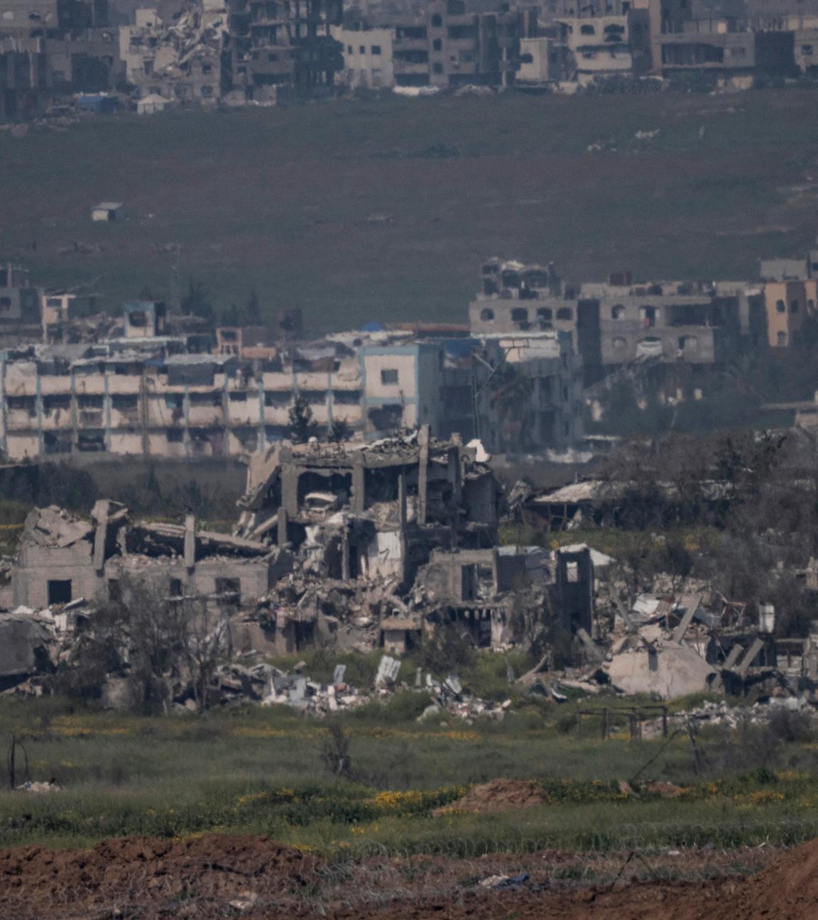 Zerstörte Gebäude im Gazastreifen.