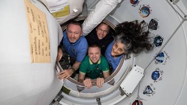 Astronauten auf der ISS