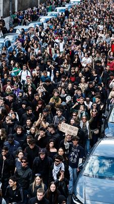 Proteste in Italien 