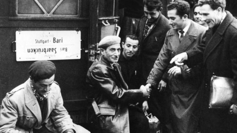 Italienische Gastarbeiter