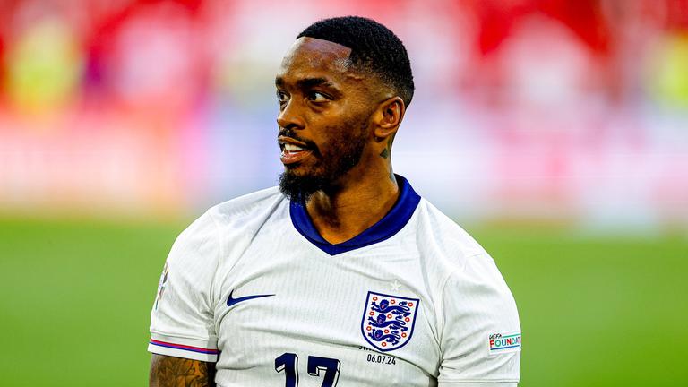 Düsseldorf Arena, 06.07.2024, Fußball-Europameisterschaft Euro2024, Achtelfinale, Spiel Nr. 48 zwischen England und der Schweiz, England-Spieler Ivan Toney, England - Schweiz