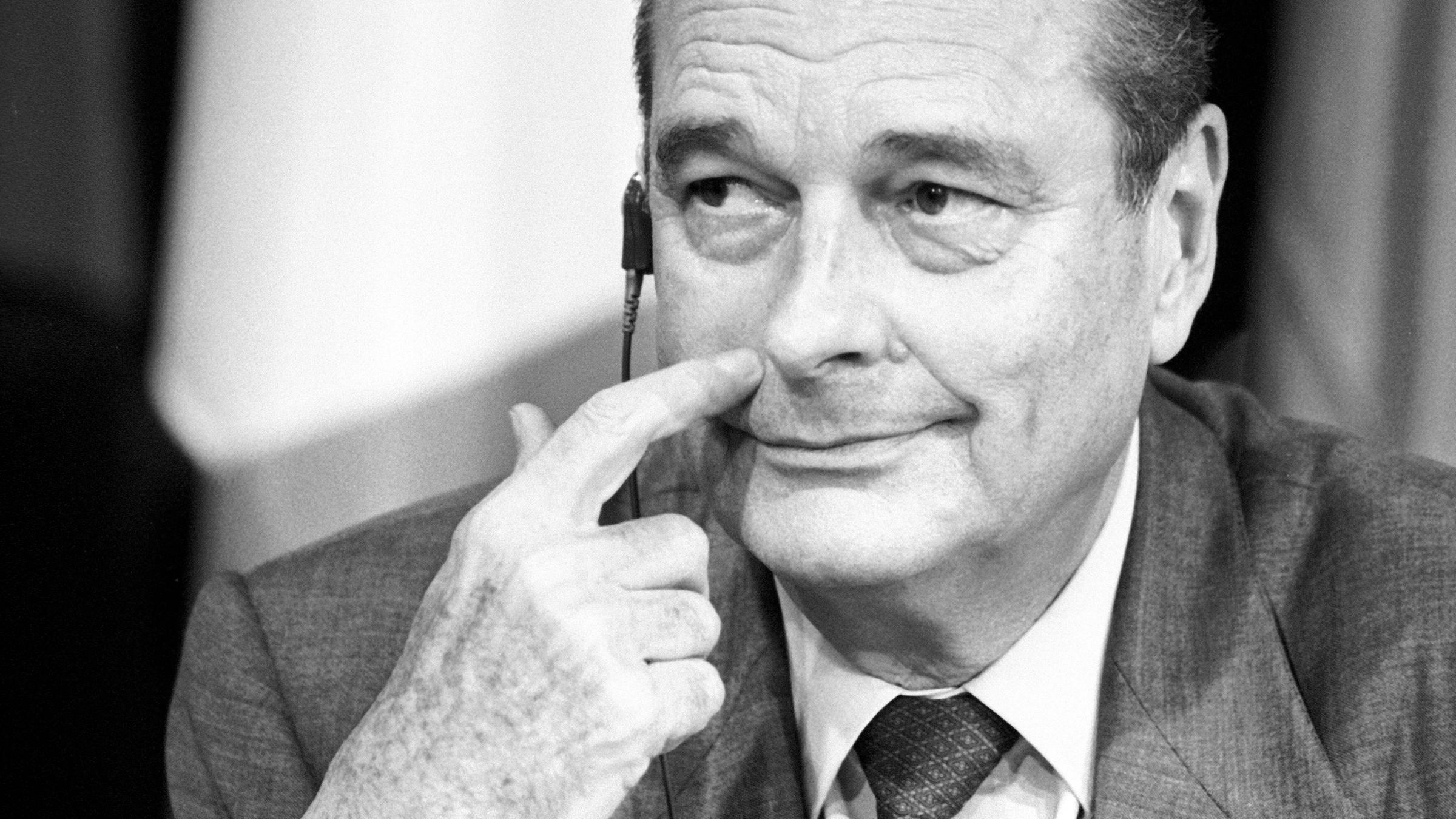 Archiv: Jacques Chirac im Jahre 1995 in Bonn