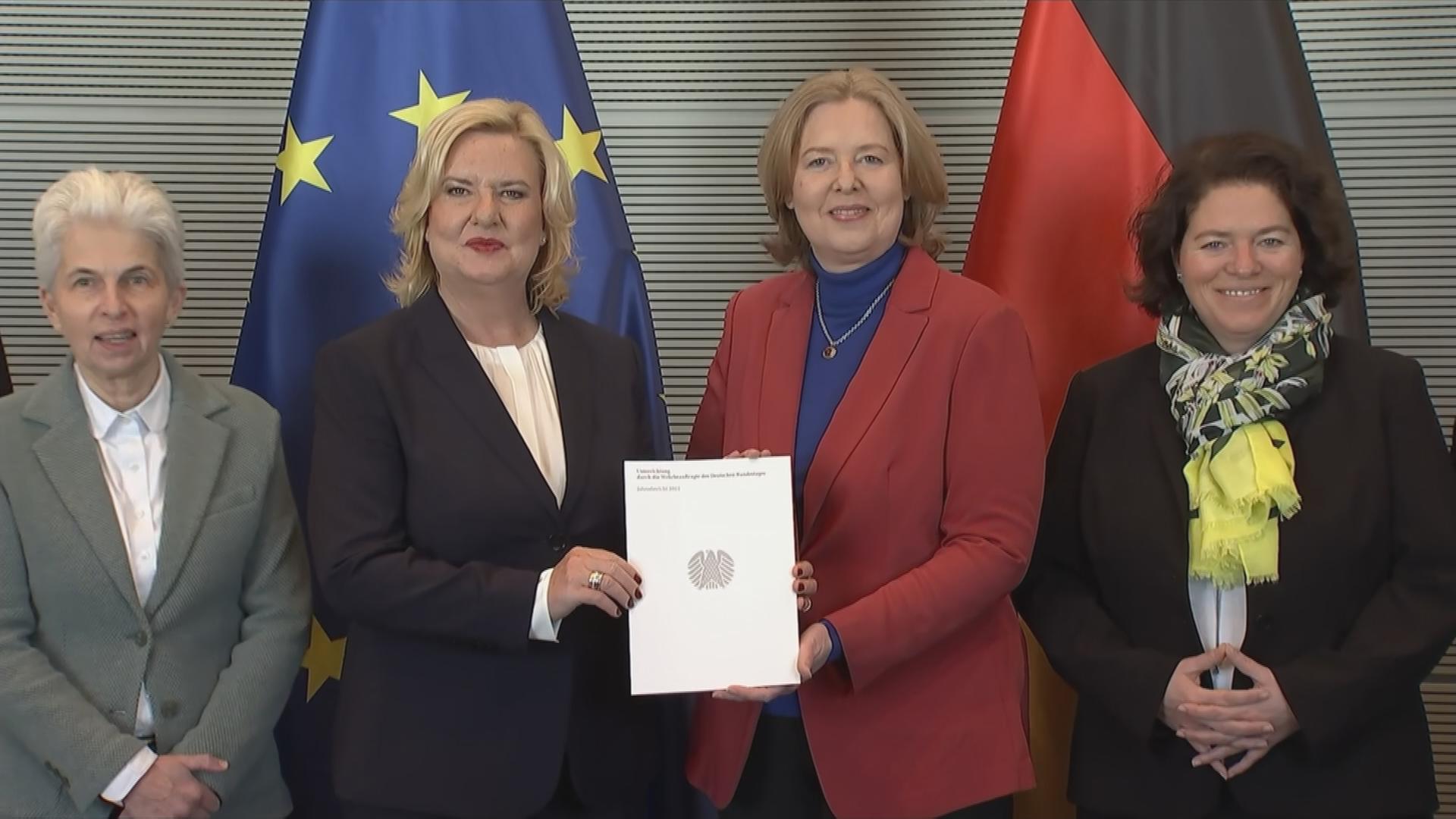 Wehrbeauftragte Eva Högl stellt den Jahresbericht der Bundeswehr vor.