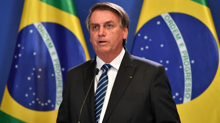 Jair Bolsonaro am 17.02.2022 in Brasilia