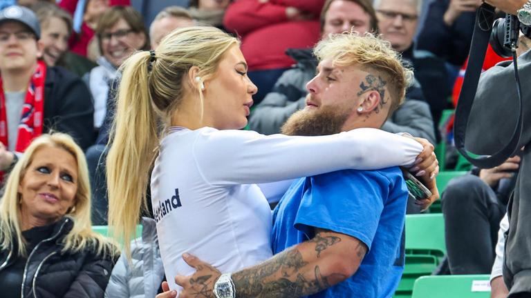Jutta Leerdam und Jake Paul
