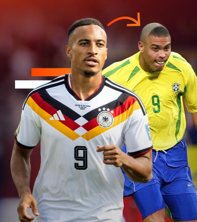Jamie Leweling und Ronaldo Nazario