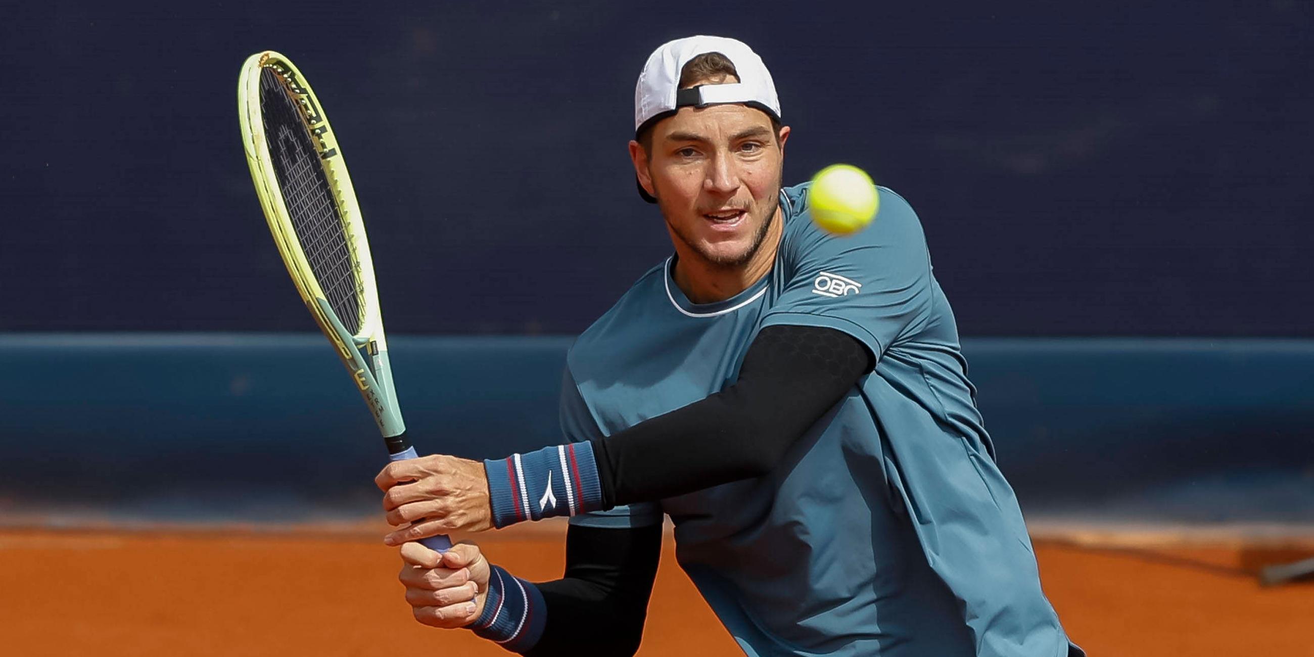 Jan-Lennard Struff in Aktion.