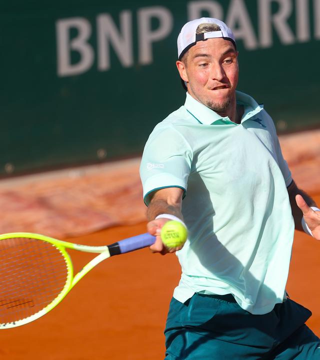 Jan-Lennard Struff in Aktion