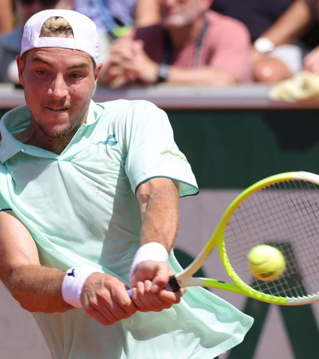 Jan-Lennard Struff in Aktion