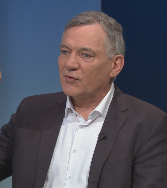 Jan van Aken in der ZDF-Wahlsendung Schlussrunde