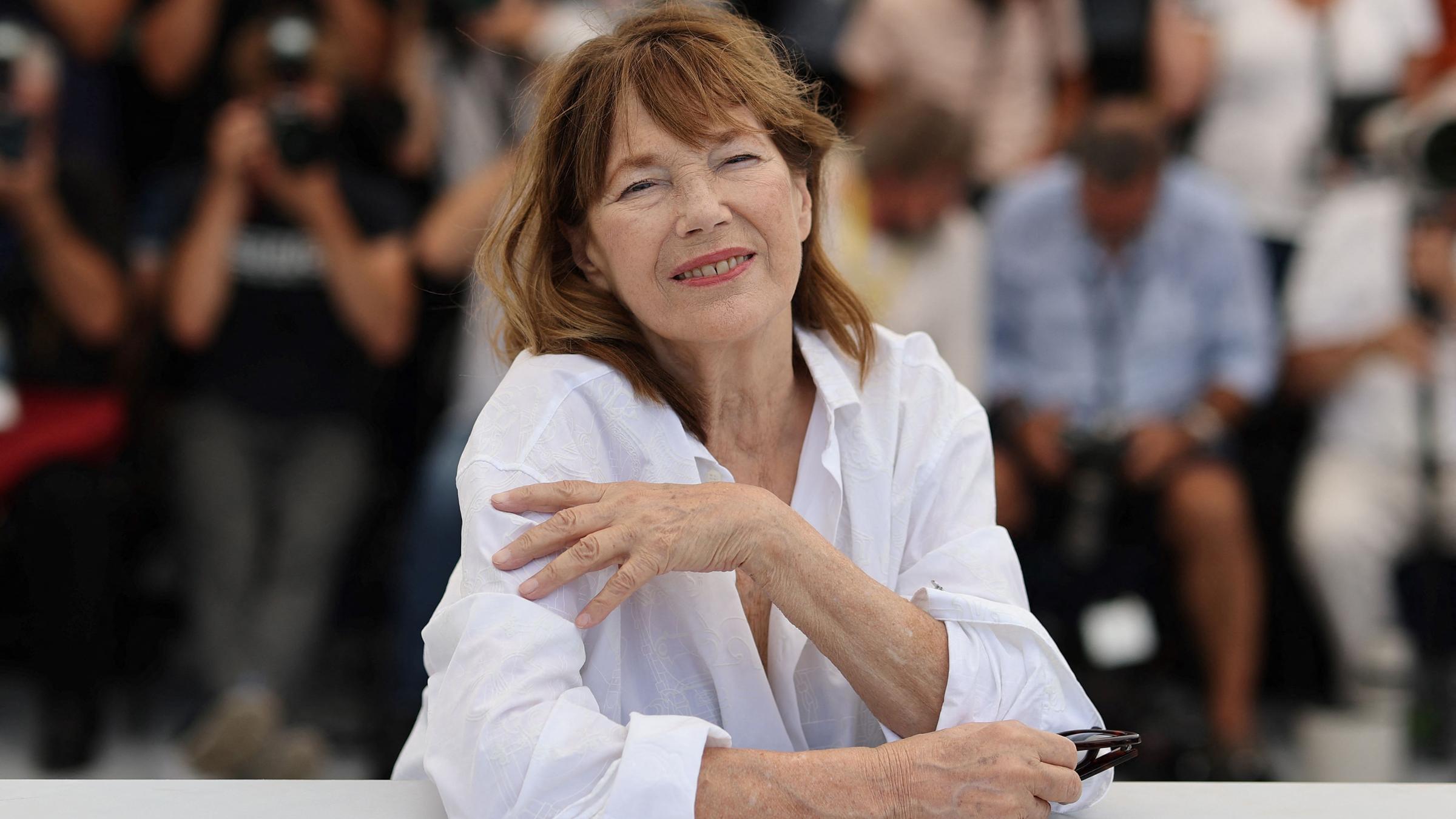 Jane Birkin auf den Cannes Film Festival. 