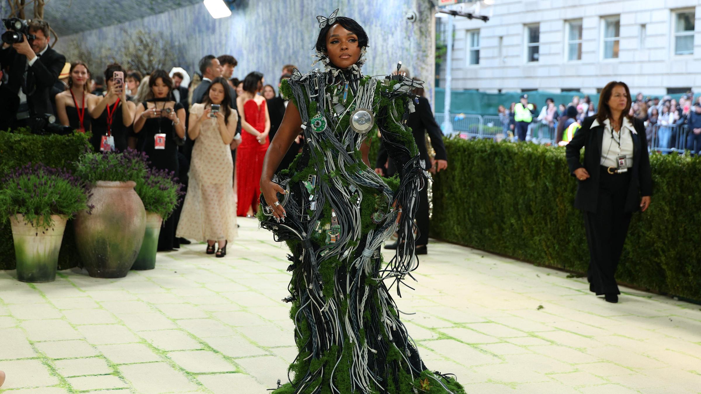 Die US-amerikanische Singer-Songwriterin Janelle Monae.