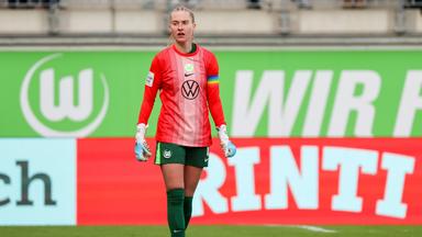 Janina Minge im Tor gegen Union Berlin 