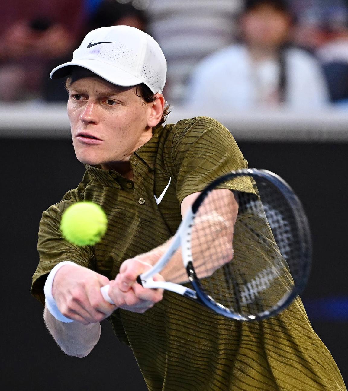 Der italienische Tennisspieler Jannik Sinner bei dem Australian Open am 26.01.2026 in Melbourne.