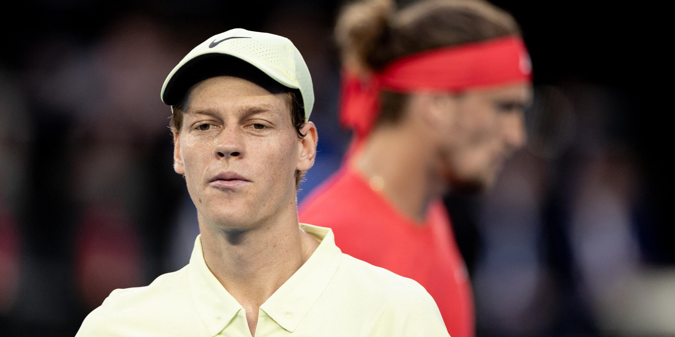 Jannik Sinner und Alexander Zverev am 26.01.2025.