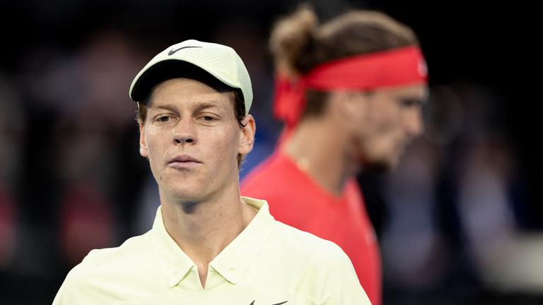 Jannik Sinner und Alexander Zverev am 26.01.2025.