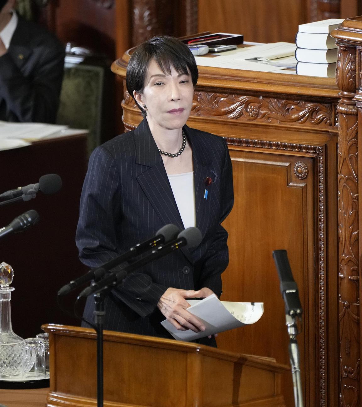 Japans Ministerpräsidentin Sanae Takaichi