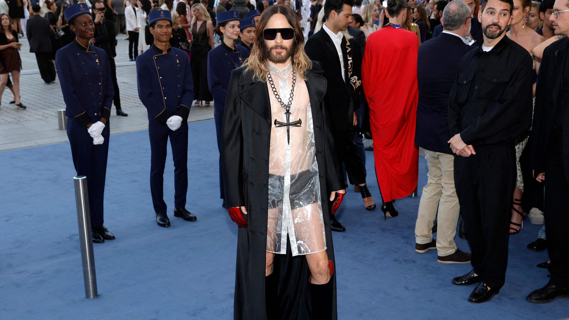 Jared Leto auf dem blauen Teppich