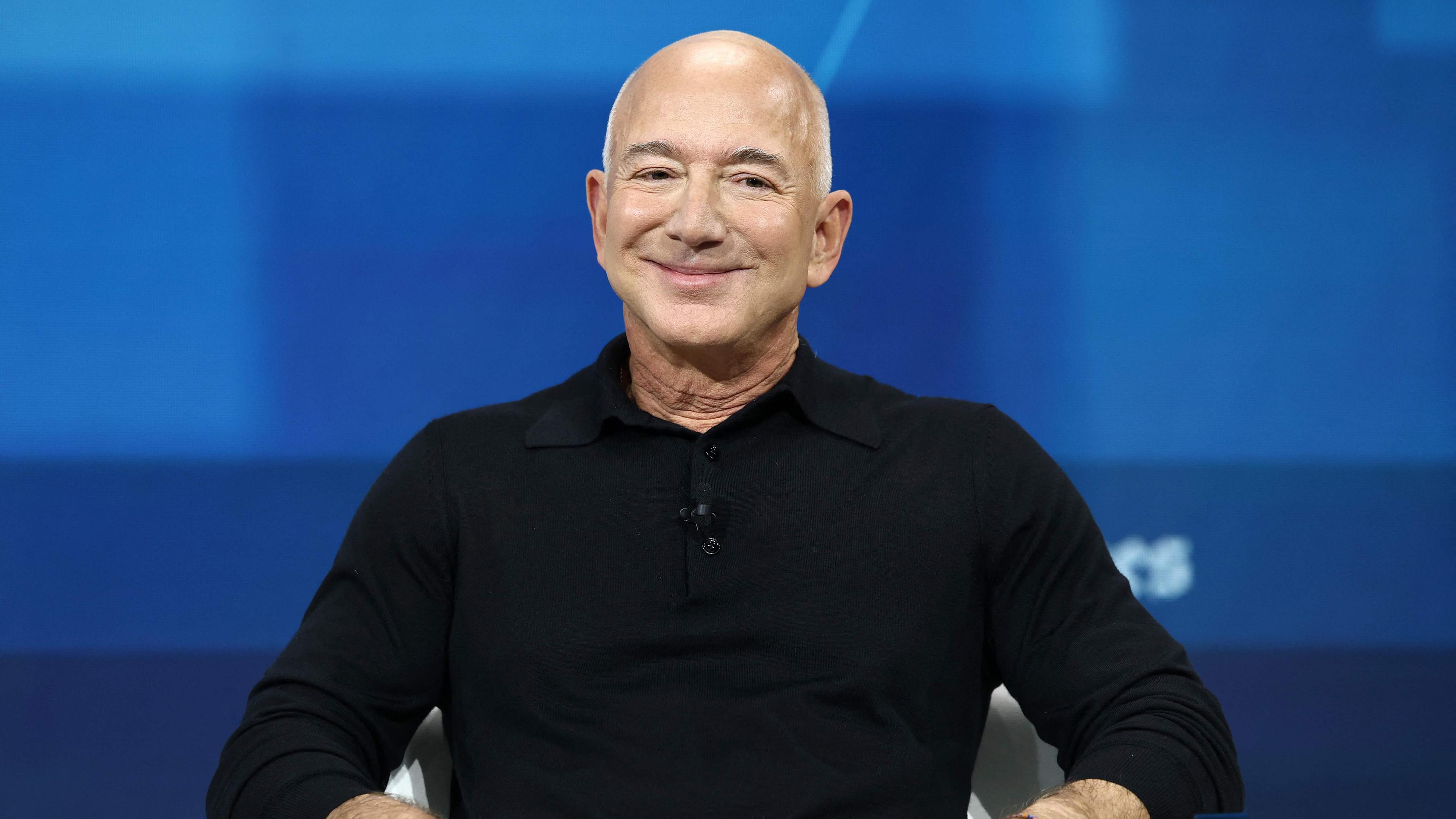 Zu sehen ist Amazon-Gründer und Milliardär Jeff Bezos.