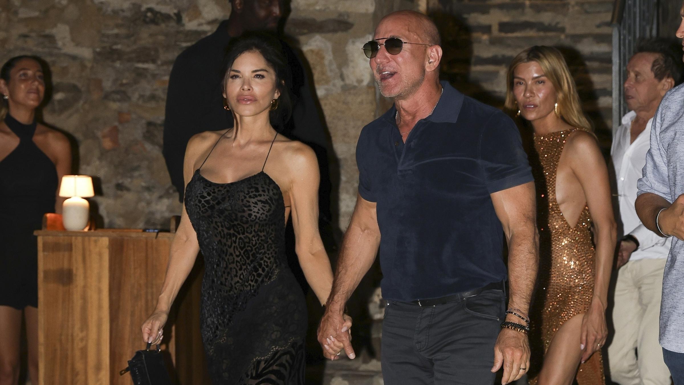 Jeff Bezos und Lauren Sanchez in St. Tropez