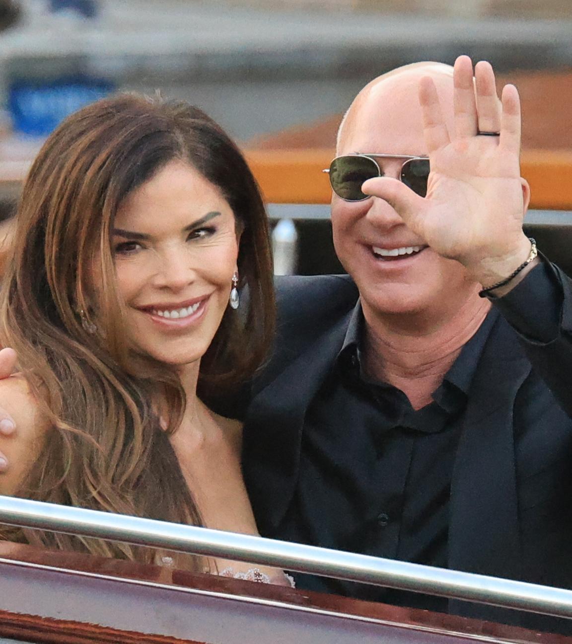 Das glückliche Hochzeitspaar: Jeff Bezos und Lauren Sanchez Bezos in Venedig